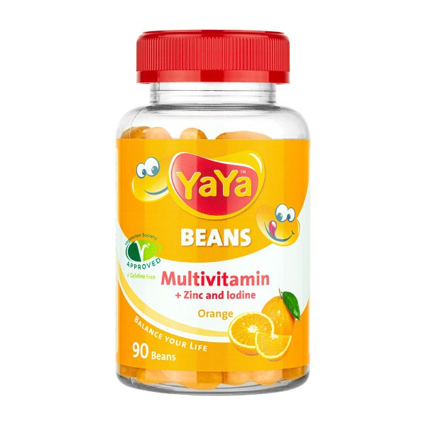 YaYa Beans Multivitamin + Zinc & Iodine (Orange)