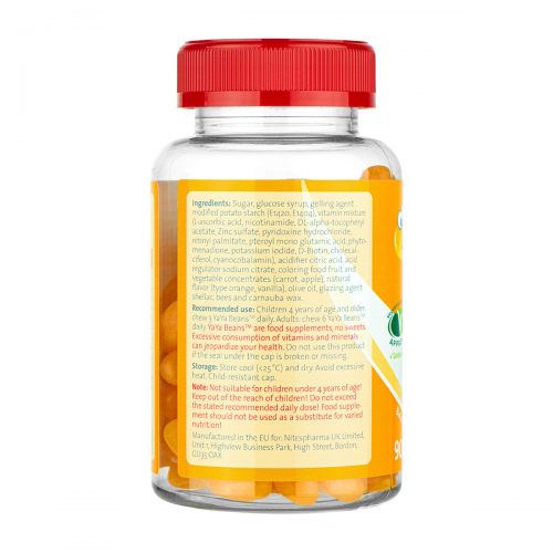 YaYa Beans Multivitamin + Zinc & Iodine (Orange) Nitespharma